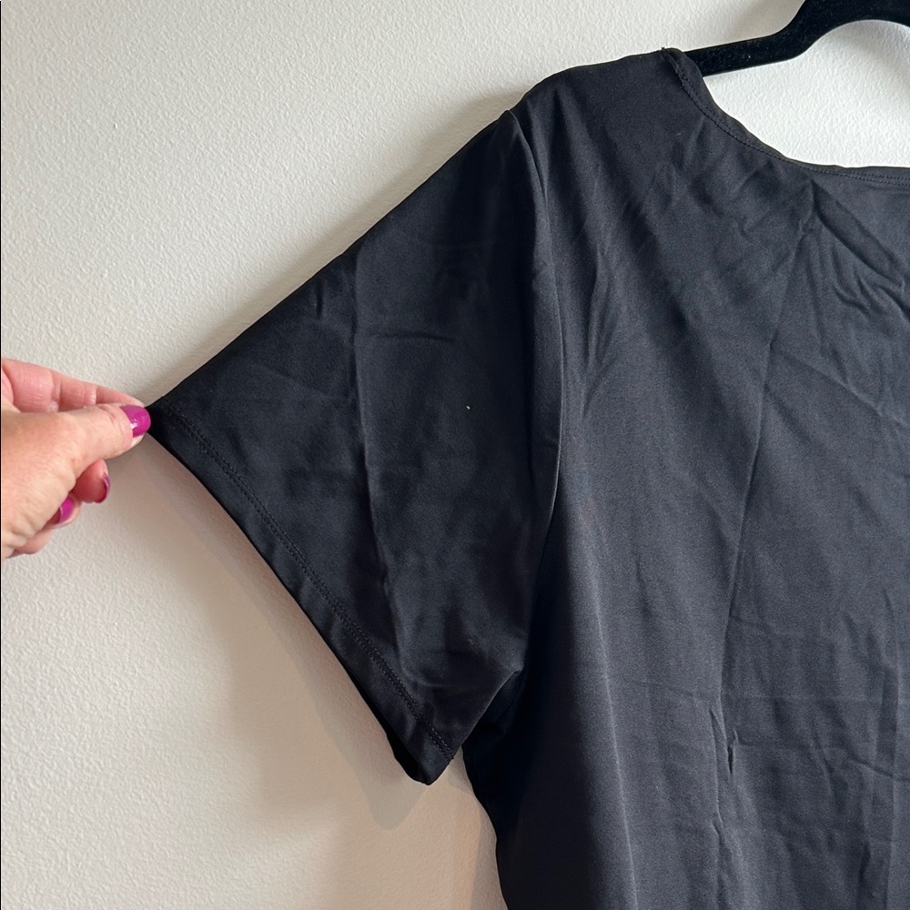 Ruby Rd. Black Short Sleeve Tee - Picture 4 of 4
